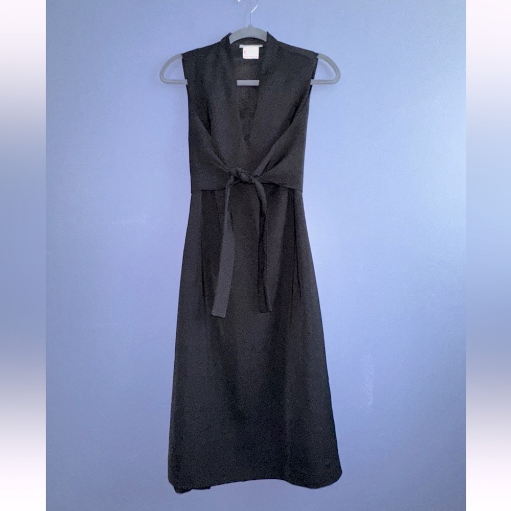 Vintage Charles Keath Black Sheath Dress Size 10  (see desc. For measurements)